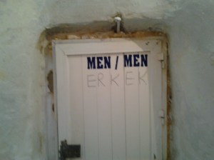 For men only. 